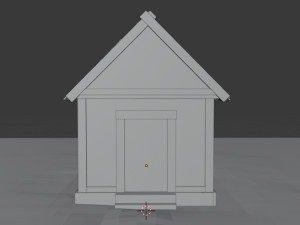 small medieval house 3D मॉडल