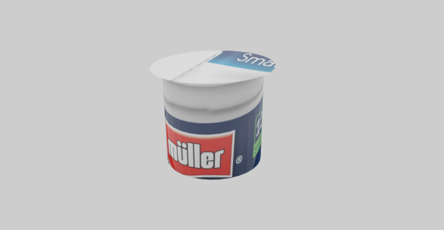 yogurt 3D Model .c4d .max .obj .3ds .fbx .stl .blend 