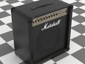 marshall mg50fx amplifier 3D Модель
