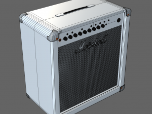 marshall mg50fx amplifier 3D Model