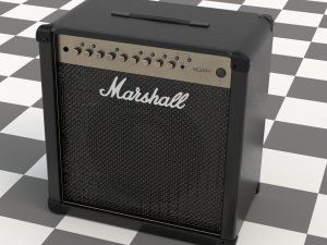 marshall mg50fx amplifier 3D Model