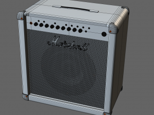 marshall mg50fx amplifier 3D Model