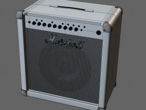 marshall mg50fx amplifier 3D Model