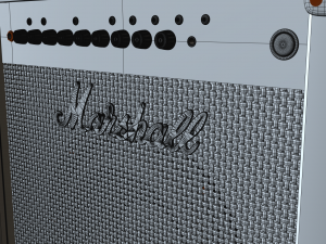 marshall mg50fx amplifier 3D Model