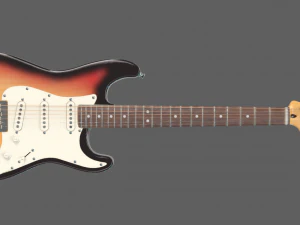 Gitara Fender Stratocaster 1977 Model 3D