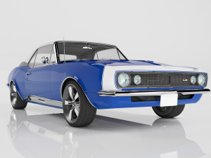 chevrolet camaro 1967 Modelo 3D