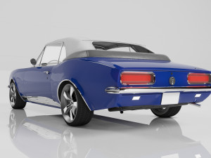 chevrolet camaro 1967 3D Model