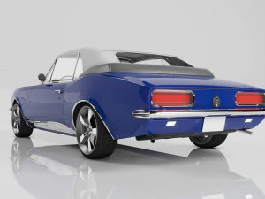 chevrolet camaro 1967 3D Model
