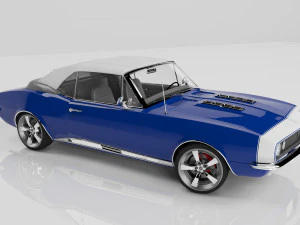 chevrolet camaro 1967 3D Model
