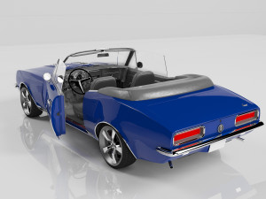 chevrolet camaro 1967 3D Model