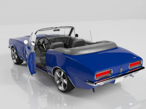 chevrolet camaro 1967 3D Model
