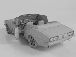 chevrolet camaro 1967 3D Model