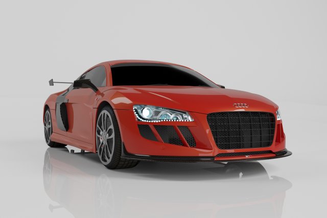 audi r8 Modelo 3D .c4d .max .obj .3ds .fbx .stl .blend 