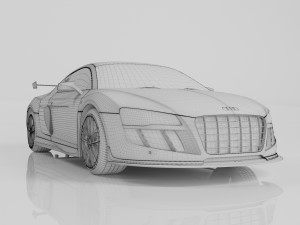 audi r8 Modelo 3D