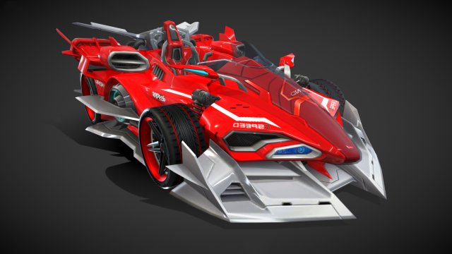 king race car 3D Model in Racing 3DExport