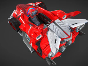 королівський гоночний автомобіль 3D Модель