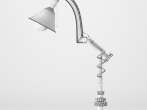steampunk table lamp 3D 모델