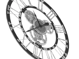 wall clock 3D Model