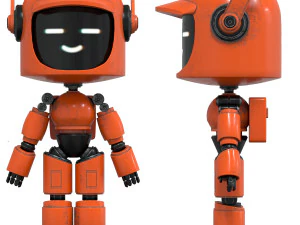 robot from the tv series love death and robots 3D Model