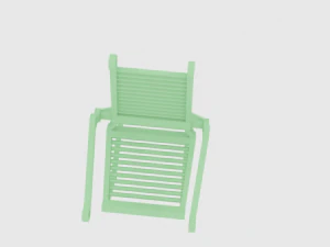 стул гайка 3D Модель