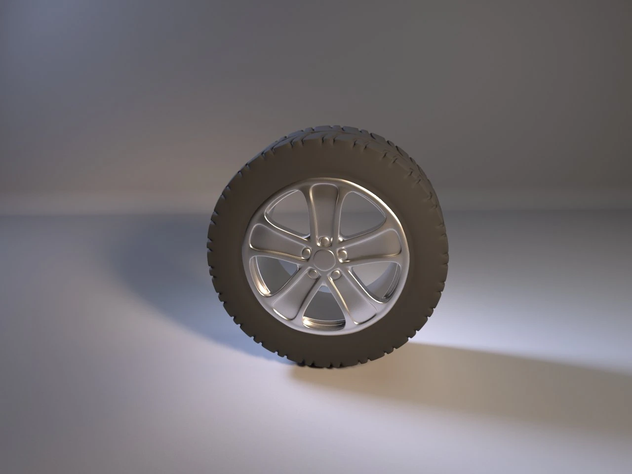 wheel disk and tire r20 3D Model .c4d .max .obj .3ds .fbx .stl .blend
