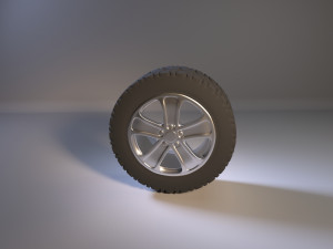 wheel disk and tire r20 3D Model