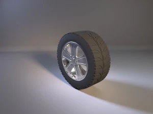 wheel disk and tire r20 3D Model