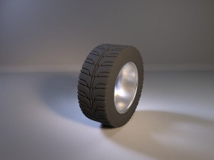 wheel disk and tire r20 3D Модель
