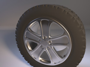 wheel disk and tire r20 3D Модель
