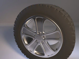 wheel disk and tire r20 3D Model