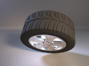 wheel disk and tire r20 3D Модель