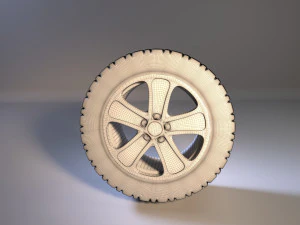 wheel disk and tire r20 3D Model