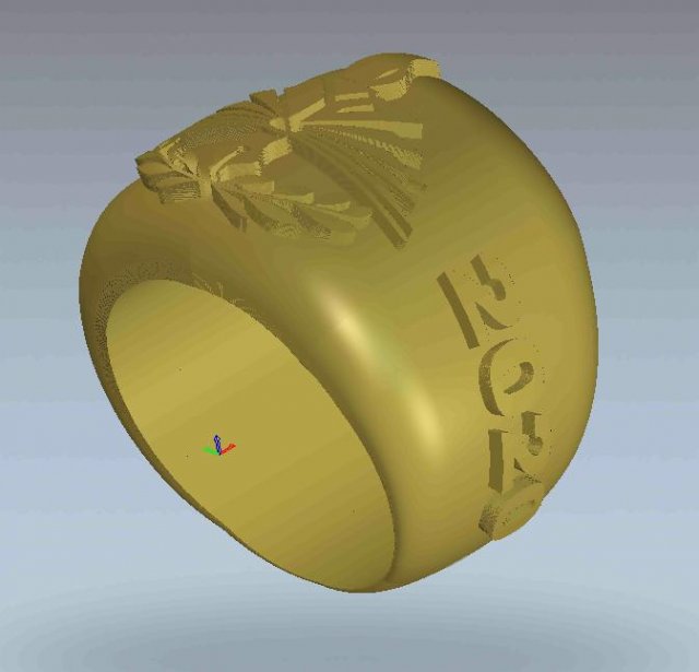 ring for a student graduate 3D 모델 .c4d .max .obj .3ds .fbx .stl .blend 