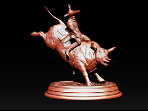 bull fighting stl - obj - ztl file 3D प्रिंट मॉडल