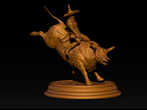 bull fighting stl - obj - ztl file 3D प्रिंट मॉडल