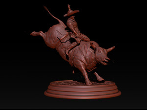 bull fighting stl - obj - ztl file 3D प्रिंट मॉडल