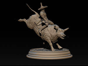 bull fighting stl - obj - ztl file 3D प्रिंट मॉडल