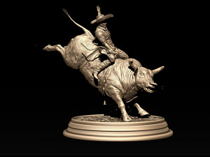 bull fighting stl - obj - ztl file 3D प्रिंट मॉडल