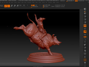 bull fighting stl - obj - ztl file 3D प्रिंट मॉडल