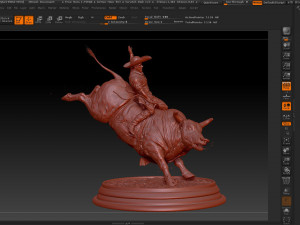 bull fighting stl - obj - ztl file 3D प्रिंट मॉडल