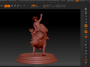 bull fighting stl - obj - ztl file 3D प्रिंट मॉडल