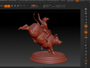 bull fighting stl - obj - ztl file 3D प्रिंट मॉडल