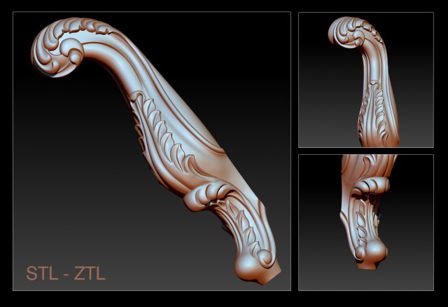 collection legs 3d stl model relief for cnc Model do druku 3D .c4d .max .obj .3ds .fbx .stl .blend 