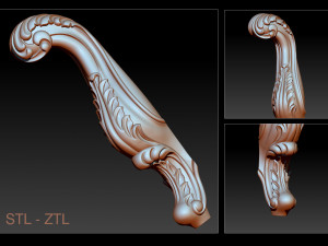 collection legs 3d stl model relief for cnc 3D Принт Модель