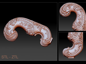 collection legs 3d stl model relief for cnc Model do druku 3D