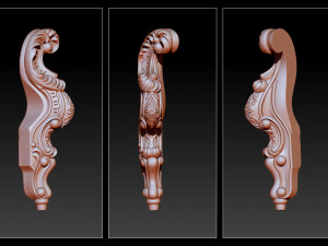 collection legs 3d stl model relief for cnc Model do druku 3D