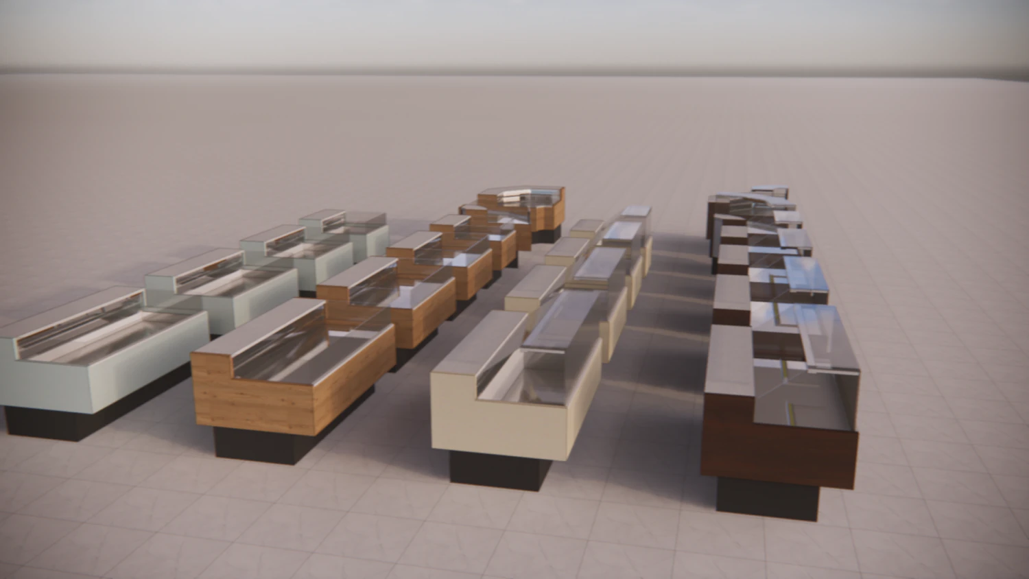 refrigerated display case spring d by evro-market 3D Model .c4d .max .obj .3ds .fbx .stl .blend 