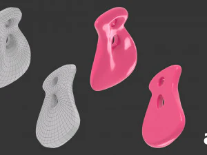 Buchstabe b 3D Druckmodell