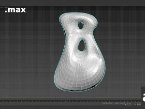 Buchstabe b 3D Druckmodell