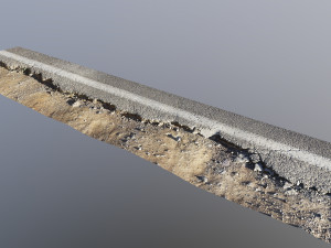 roadedge photoscanned Modelo 3D
